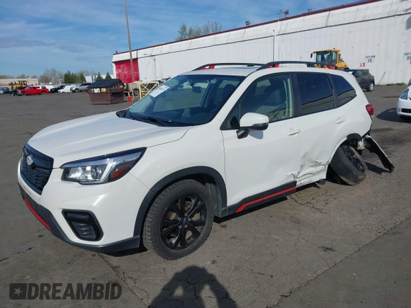2019 Subaru Forester Sport with VIN JF2SKAPC6KH424538, listed as a IAAI auction lot 41861837 with 109,734 mi miles. Bid and sale history available at carsss.com. Image 17.