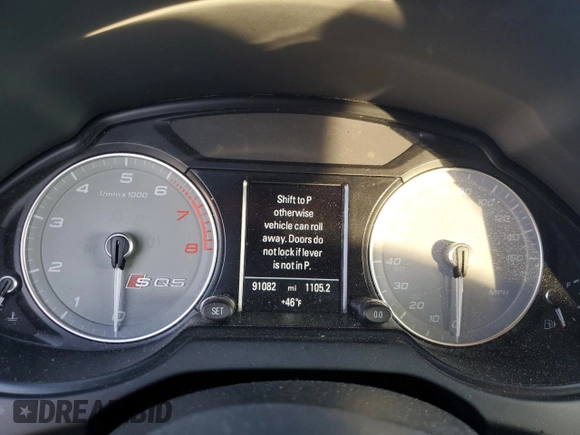 2016 Audi SQ5 Premium Plus with VIN WA1CCAFP5GA120888, listed as a Copart auction lot 85700624 with 91,082 mi miles and Salvage Title. Bid and sale history available at carsss.com. Image 9.