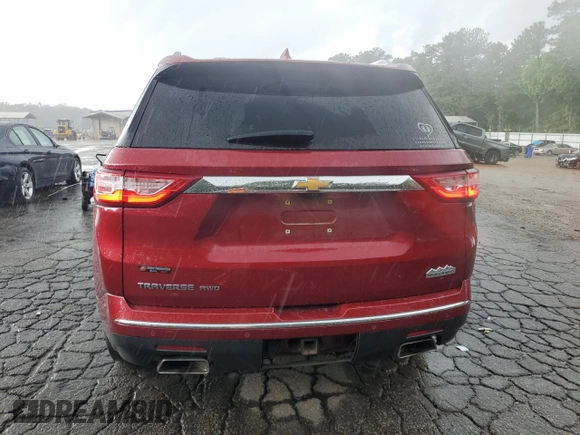 2018 Chevrolet Traverse High Country with VIN 1GNEVKKW7JJ250813, listed as a Copart auction lot 58981395 with 145,170 mi miles and Salvage title. Bid and sale history available at DreamBid. Image 6.