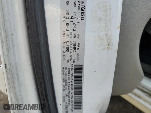 2016 Dodge Grand Caravan SXT with VIN 2C4RDGCG3GR366838, listed as a Copart auction lot 50669565 with 149,412 mi miles and Non Repairable. Bid and sale history available at DreamBid. Image 13.
