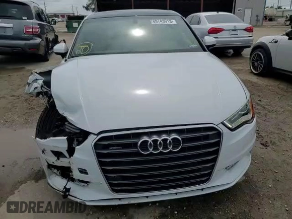2016 Audi A3 2.0T Premium with VIN WAUB8GFF0G1027898, listed as a Copart auction lot 69743913 with 55,061 mi miles. Bid and sale history available at carsss.com. Image 11.