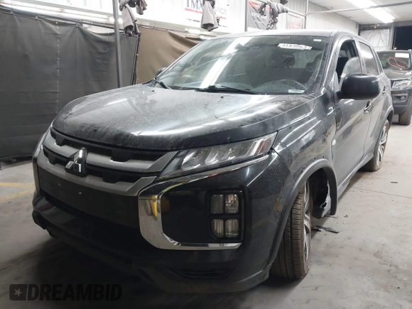2020 Mitsubishi Outlander Sport ES 2.0 with VIN JA4AR3AU9LU026357, listed as a IAAI auction lot 41890652 with 111,448 mi miles. Bid and sale history available at carsss.com. Image 2.