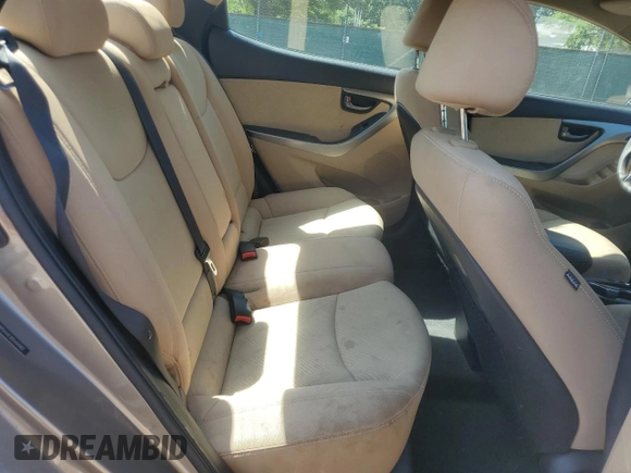 2013 Hyundai Elantra GLS with VIN 5NPDH4AE9DH444482, listed as a Copart auction lot 61846945 with 76,536 mi miles and Salvage title. Bid and sale history available at DreamBid. Image 10.