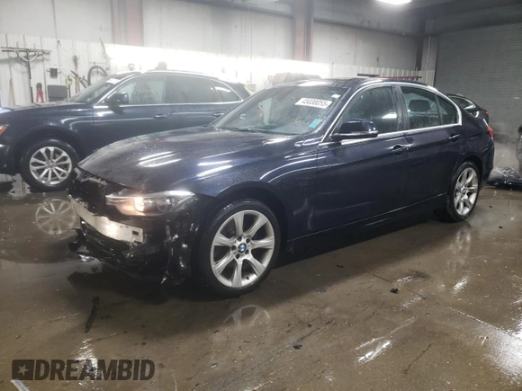 2015 BMW 3 Series 320i xDrive with VIN WBA3C3G57FNT52072, listed as a Copart auction lot 45038055 with 157,309 mi miles and Salvage Title. Bid and sale history available at carsss.com. Image 1.
