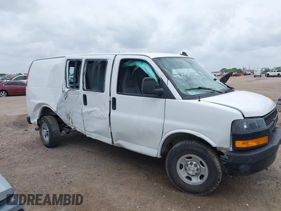 2021 Chevrolet Express Cargo with VIN 1GCWGAF77M1311800, listed as a IAAI auction lot 42103646 with 129,732 mi miles and . Bid and sale history available at DreamBid. Image 6.