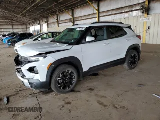 2022 Chevrolet TrailBlazer LT with VIN KL79MPS29NB097176, listed as a Copart auction lot 49170925 with 25,665 mi miles and Salvage Title. Bid and sale history available at carsss.com. Image 1.