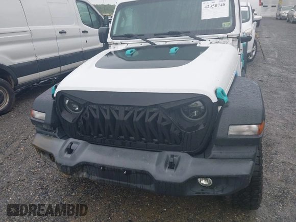 2019 Jeep Wrangler Unlimited Sport S with VIN 1C4HJXDG3KW504364, listed as a IAAI auction lot 42350748 with 109,524 mi miles and . Bid and sale history available at DreamBid. Image 13.