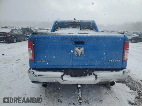 2021 Ram 1500 Big Horn z VIN 1C6SRFMTXMN617332, wystawiony jako Copart lot #46398695 z przebiegiem 42 656 mil mil oraz Szkoda całkowita • Salvage title. Historia ofert i sprzedaży dostępna na DreamBid. Obrazek 6.