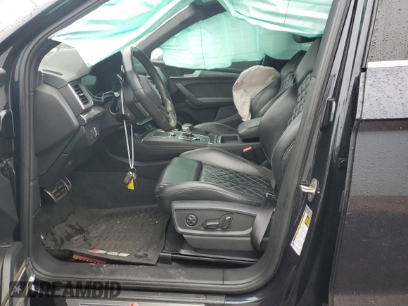 2018 Audi SQ5 Premium Plus with VIN WA1A4AFY9J2088218, listed as a Copart auction lot 66580264 with 53,815 mi miles and Salvage Title. Bid and sale history available at DreamBid. Image 7.