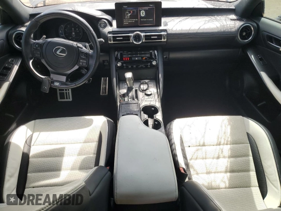 2021 Lexus IS 350 F Sport z VIN JTHGZ1B28M5038768, wystawiony jako Copart lot #57054545 z przebiegiem 36 358 mil mil oraz Szkoda całkowita • Salvage title. Historia ofert i sprzedaży dostępna na DreamBid. Obrazek 8.
