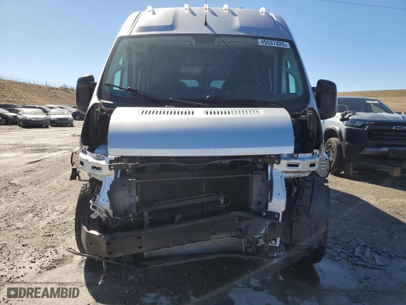 2019 Ram ProMaster Cargo Van with VIN 3C6TRVDG4KE523109, listed as a Copart auction lot 45537425 with 47,789 mi miles and Salvage Title. Bid and sale history available at carsss.com. Image 5.