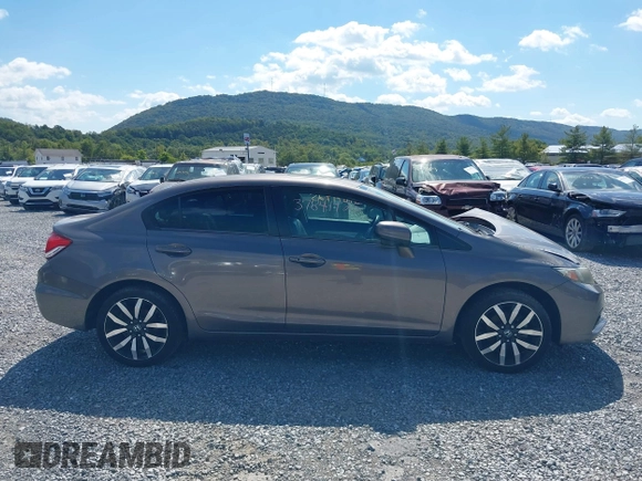 2015 Honda Civic Sedan EX-L with VIN 19XFB2F9XFE010430, listed as a IAAI auction lot 37841925 with 151,009 mi miles. Bid and sale history available at carsss.com. Image 13.