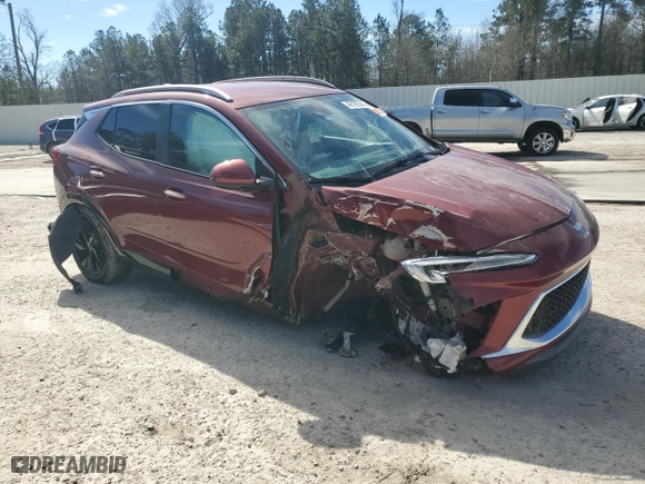 2024 Buick Encore GX Sport Touring with VIN KL4AMDSL5RB000580, listed as a Copart auction lot 48190345 with 32,044 mi miles and Salvage Title. Bid and sale history available at carsss.com. Image 4.