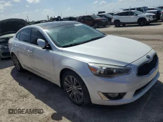 2014 Kia Cadenza Premium with VIN KNALN4D72E5167044, listed as a Copart auction lot 76995534 with 0 mi miles and Non Repairable. Bid and sale history available at carsss.com. Image 4.