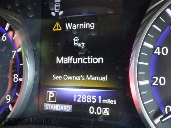 2014 Infiniti Q50 Hybrid Sport with VIN JN1AV7AP3EM691473, listed as a IAAI auction lot 41348911 with 128,851 mi miles and . Bid and sale history available at DreamBid. Image 16.