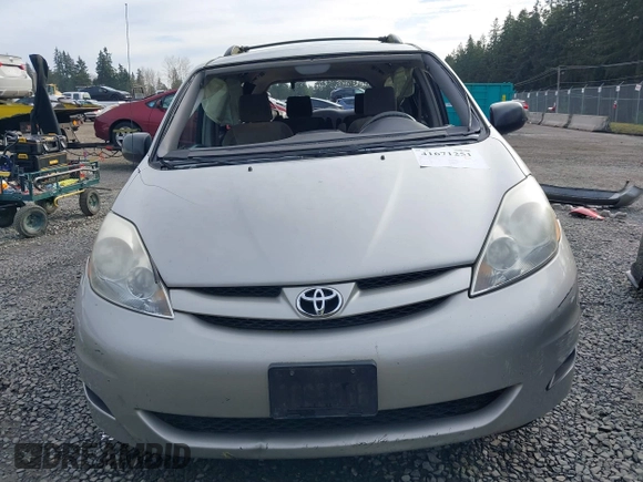 2006 Toyota Sienna CE with VIN 5TDZA23C96S580392, listed as a IAAI auction lot 41671251 with 92,357 mi miles and . Bid and sale history available at DreamBid. Image 13.