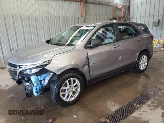 2023 Chevrolet Equinox LS with VIN 3GNAXSEG8PL173271, listed as a Copart auction lot 64456945 with 46,517 mi miles and Salvage title. Bid and sale history available at DreamBid. Image 1.