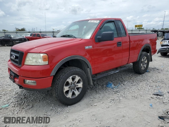 2004 Ford F-150 XL with VIN 1FTRF14524NC39799, listed as a Copart auction lot 59115774 with 156,709 mi miles and Salvage Title. Bid and sale history available at DreamBid. Image 1.