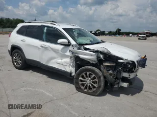 2019 Jeep Cherokee Latitude Plus with VIN 1C4PJMLX6KD106282, listed as a Copart auction lot 63576375 with 78,207 mi miles and Salvage title. Bid and sale history available at DreamBid. Image 4.
