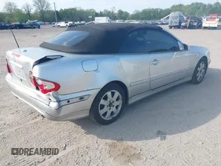 2003 Mercedes-Benz CLK 320 with VIN WDBLK65G23T142769, listed as a IAAI auction lot 42155649 with 106,644 mi miles and . Bid and sale history available at DreamBid. Image 4.