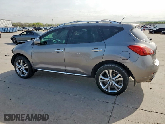 2010 Nissan Murano S with VIN JN8AZ1MU2AW012215, listed as a Copart auction lot 50788555 with 161,100 mi miles and Salvage Title. Bid and sale history available at carsss.com. Image 2.
