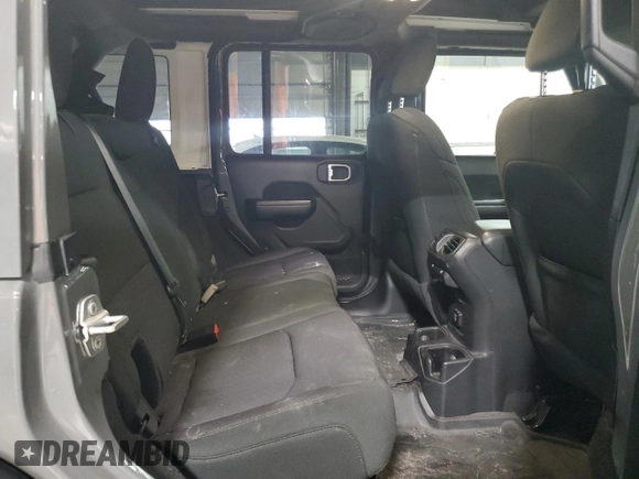 2021 Jeep Wrangler Unlimited Willys with VIN 1C4HJXDN3MW570110, listed as a Copart auction lot 53696535 with 40,166 mi miles and Salvage title. Bid and sale history available at DreamBid. Image 10.