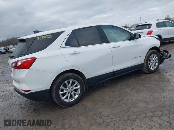 2020 Chevrolet Equinox LT with VIN 3GNAXKEV9LS540354, listed as a IAAI auction lot 41089367 with 52,728 mi miles and . Bid and sale history available at carsss.com. Image 4.