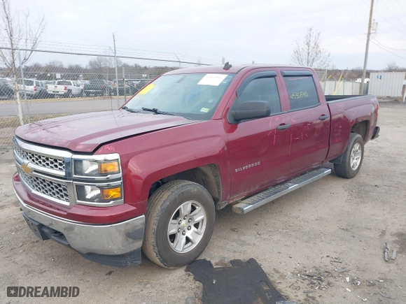 2014 Chevrolet Silverado 1500 LT with VIN 3GCUKREC0EG293503, listed as a IAAI auction lot 41536590 with 140,865 mi miles. Bid and sale history available at carsss.com. Image 17.
