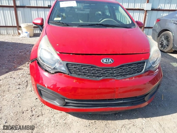 2013 Kia Rio LX with VIN KNADM4A35D6294436, listed as a IAAI auction lot 42009021 with 8,969 mi miles. Bid and sale history available at carsss.com. Image 6.