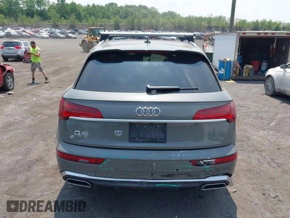 2023 Audi Q5 S line Premium with VIN WA1GAAFY5P2012863, listed as a IAAI auction lot 42416439 with 64,707 mi miles and . Bid and sale history available at DreamBid. Image 16.