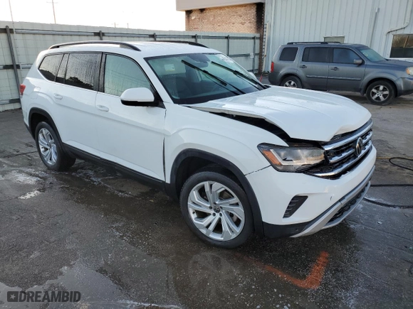 2021 Volkswagen Atlas 3.6L V6 SE w/Technology with VIN 1V2HR2CA6MC532834, listed as a Copart auction lot 48243785 with 95,387 mi miles and Salvage Title. Bid and sale history available at carsss.com. Image 4.