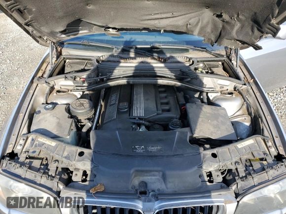 2005 BMW X3 2.5i with VIN WBXPA73495WC47160, listed as a Copart auction lot 83626354 with 158,235 mi miles and Clean Title. Bid and sale history available at carsss.com. Image 12.