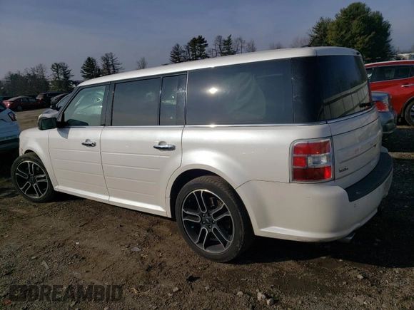 2015 Ford Flex SEL with VIN 2FMGK5C89FBA07815, listed as a Copart auction lot 86579514 with 150,585 mi miles and Salvage Title. Bid and sale history available at carsss.com. Image 2.