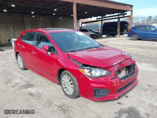 2017 Subaru Impreza Sport with VIN 4S3GTAL68H3703660, listed as a IAAI auction lot 41512732 with 183,523 mi miles. Bid and sale history available at carsss.com. Image 1.