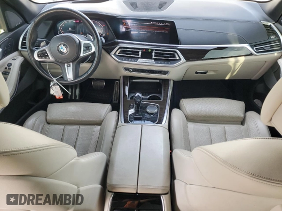 2019 BMW X5 xDrive40i with VIN 5UXCR6C51KLL09358, listed as a Copart auction lot 48351585 with 98,380 mi miles and Salvage Title. Bid and sale history available at carsss.com. Image 8.