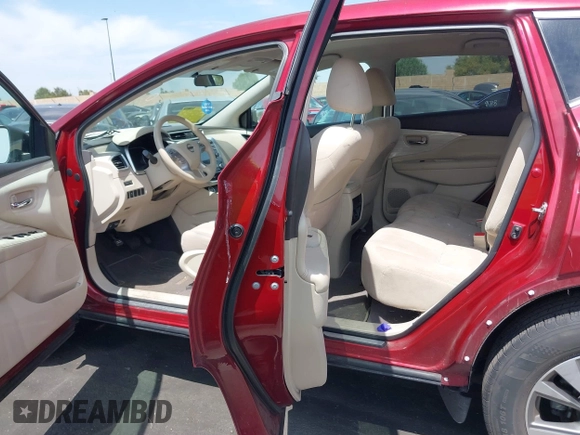 2016 Nissan Murano SL z VIN 5N1AZ2MH9GN169500, wystawiony jako IAAI lot #42013007 z przebiegiem 80 902 mil mil oraz . Historia ofert i sprzedaży dostępna na DreamBid. Obrazek 8.