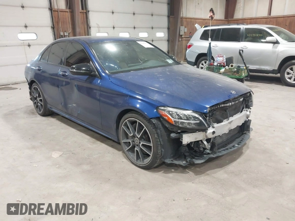 2020 Mercedes-Benz C 300 with VIN W1KWF8DB5LR569967, listed as a IAAI auction lot 42241351 with 53,119 mi miles and . Bid and sale history available at DreamBid. Image 1.