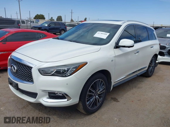 2019 Infiniti QX60 LUXE with VIN 5N1DL0MN5KC503552, listed as a IAAI auction lot 41780408 with 73,148 mi miles. Bid and sale history available at carsss.com. Image 18.