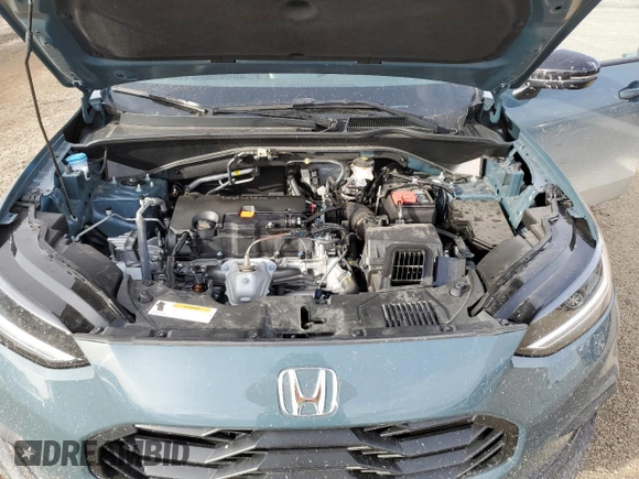 2024 Honda HR-V Sport with VIN 3CZRZ2H53RM732166, listed as a Copart auction lot 48712595 with 1,870 mi miles and Salvage title. Bid and sale history available at DreamBid. Image 14.