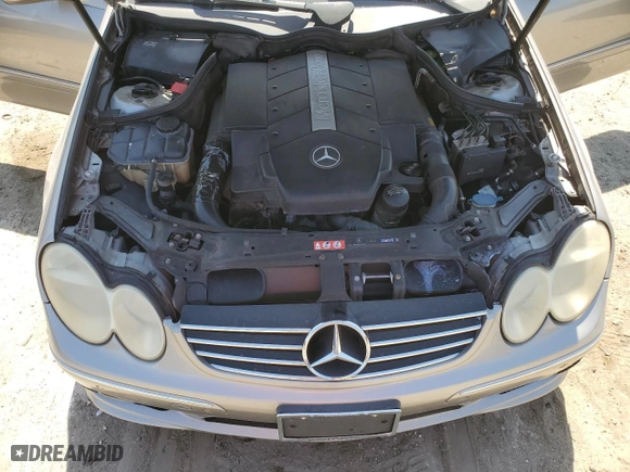 2005 Mercedes-Benz CLK-Class 5.0L with VIN WDBTK75G75T053904, listed as a Copart auction lot 50086475 with 167,429 mi miles and Clean Title. Bid and sale history available at carsss.com. Image 11.
