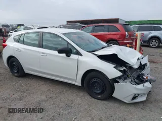 2018 Subaru Impreza with VIN 4S3GTAA69J1712050, listed as a IAAI auction lot 41236817 with 89,171 mi miles. Bid and sale history available at carsss.com. Image 1.
