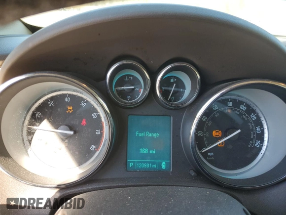 2016 Buick Verano with VIN 1G4PP5SK7G4132872, listed as a Copart auction lot 46485135 with 120,981 mi miles and Salvage Title. Bid and sale history available at DreamBid. Image 9.