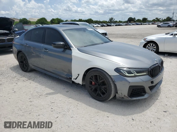 2023 BMW 5 Series 530i with VIN WBA53BH08PWY14852, listed as a Copart auction lot 60322765 with 15,425 mi miles and Clean title. Bid and sale history available at DreamBid. Image 4.