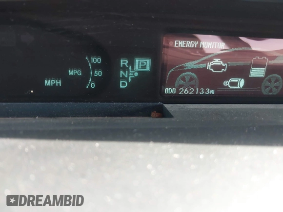 2010 Toyota Prius II with VIN JTDKN3DU6A0018271, listed as a IAAI auction lot 40429739 with 262,133 mi miles. Bid and sale history available at carsss.com. Image 7.