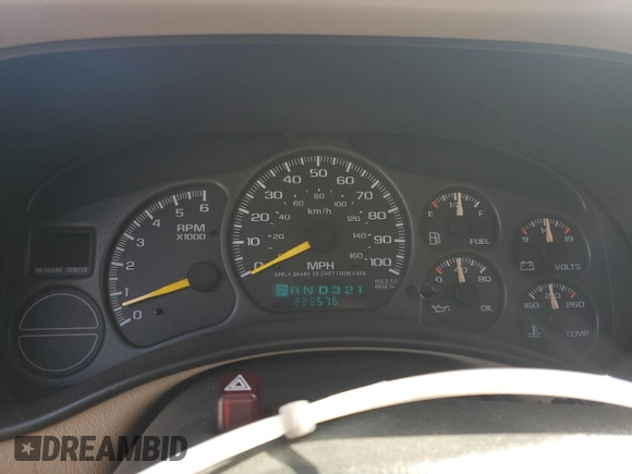 2001 GMC Yukon SLT z VIN 1GKEC13TX1J134930, wystawiony jako Copart lot #56724775 z przebiegiem 226 576 mil mil oraz Szkoda całkowita • Salvage title. Historia ofert i sprzedaży dostępna na DreamBid. Obrazek 9.