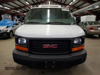 2016 GMC Savana Cargo Van with VIN 1GTW7AFF6G1206452, listed as a Copart auction lot 89157585 with 205,242 mi miles and Clean Title. Bid and sale history available at carsss.com. Image 5.