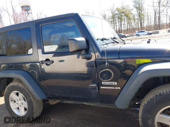 2014 Jeep Wrangler Sport with VIN 1C4AJWAG1EL314651, listed as a IAAI auction lot 41881814 with 222,483 mi miles and . Bid and sale history available at carsss.com. Image 13.