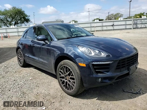 2018 Porsche Macan S with VIN WP1AB2A51JLB35667, listed as a Copart auction lot 54934495 with Not provided miles and Salvage title. Bid and sale history available at DreamBid. Image 14.