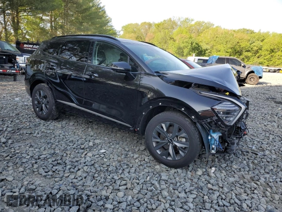 2024 Kia Sportage SX-Prestige with VIN KNDPXCDGXR7132125, listed as a Copart auction lot 55395565 with Not provided miles and Salvage title. Bid and sale history available at DreamBid. Image 4.