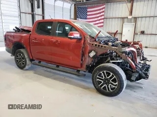 2024 Ford Ranger LARIAT with VIN 1FTER4KH6RLE15213, listed as a Copart auction lot 69852704 with 793 mi miles and Salvage Title. Bid and sale history available at carsss.com. Image 4.